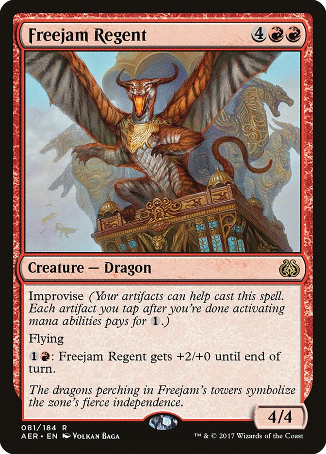 Freejam Regent [Aether Revolt] | Boutique FDB TCG
