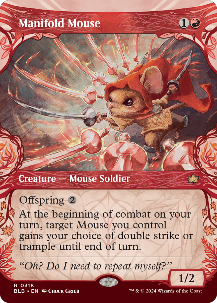 Manifold Mouse (Showcase) [Bloomburrow] | Boutique FDB TCG