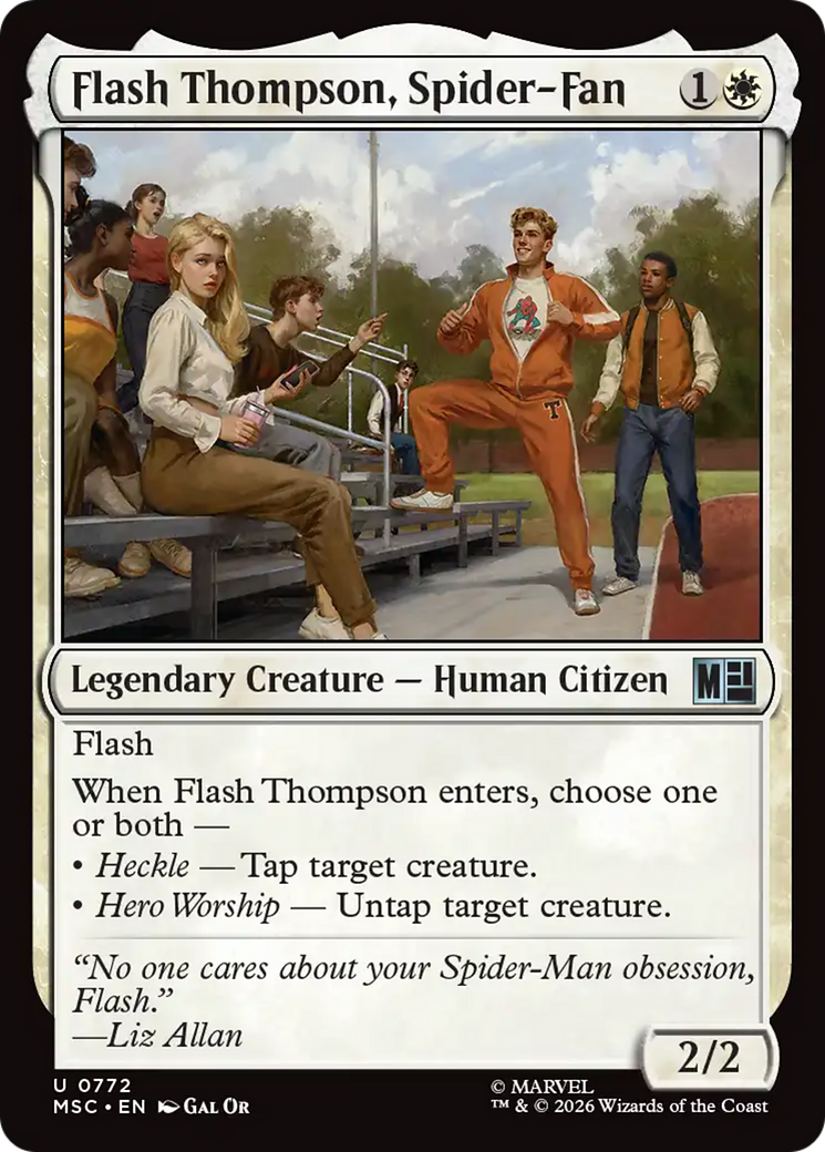Flash Thompson, Spider-Fan [Marvel Super Heroes Commander] | Boutique FDB TCG