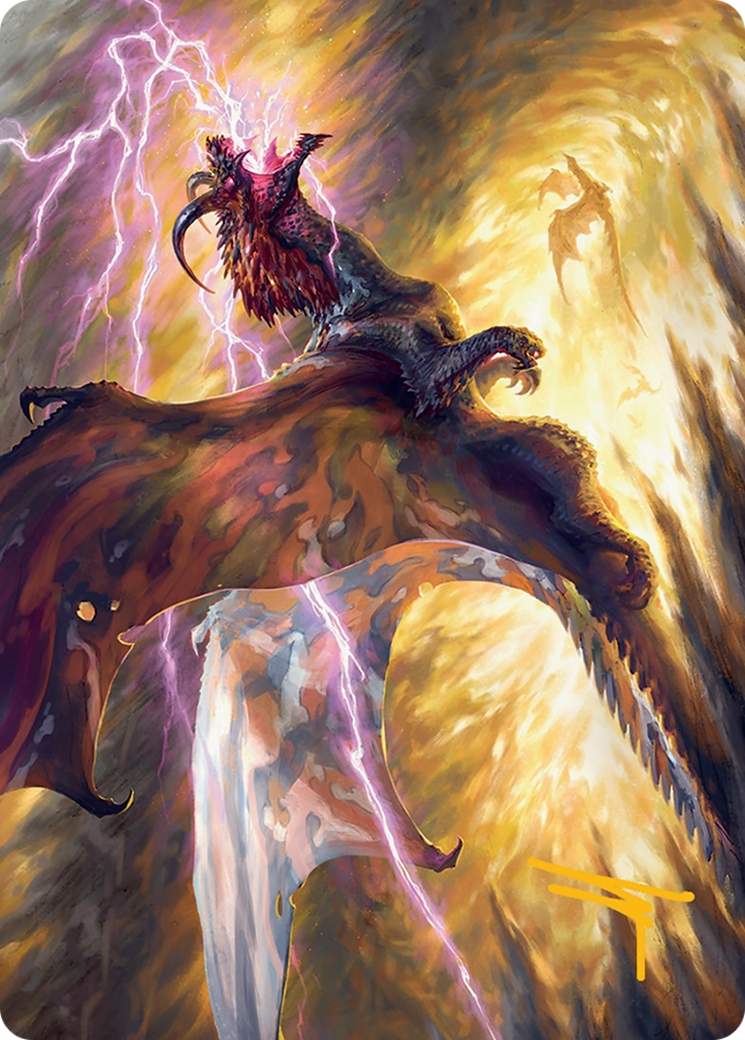 Stormscale Scion Art Card (17/54) [Tarkir: Dragonstorm Art Series] | Boutique FDB TCG