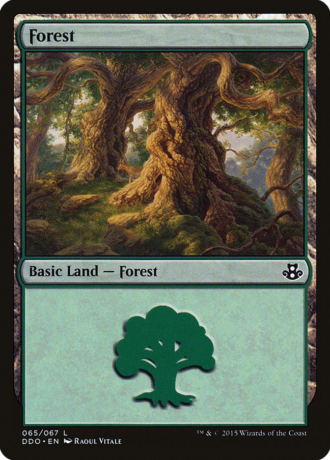 Forest (65) [Duel Decks: Elspeth vs. Kiora] | Boutique FDB TCG