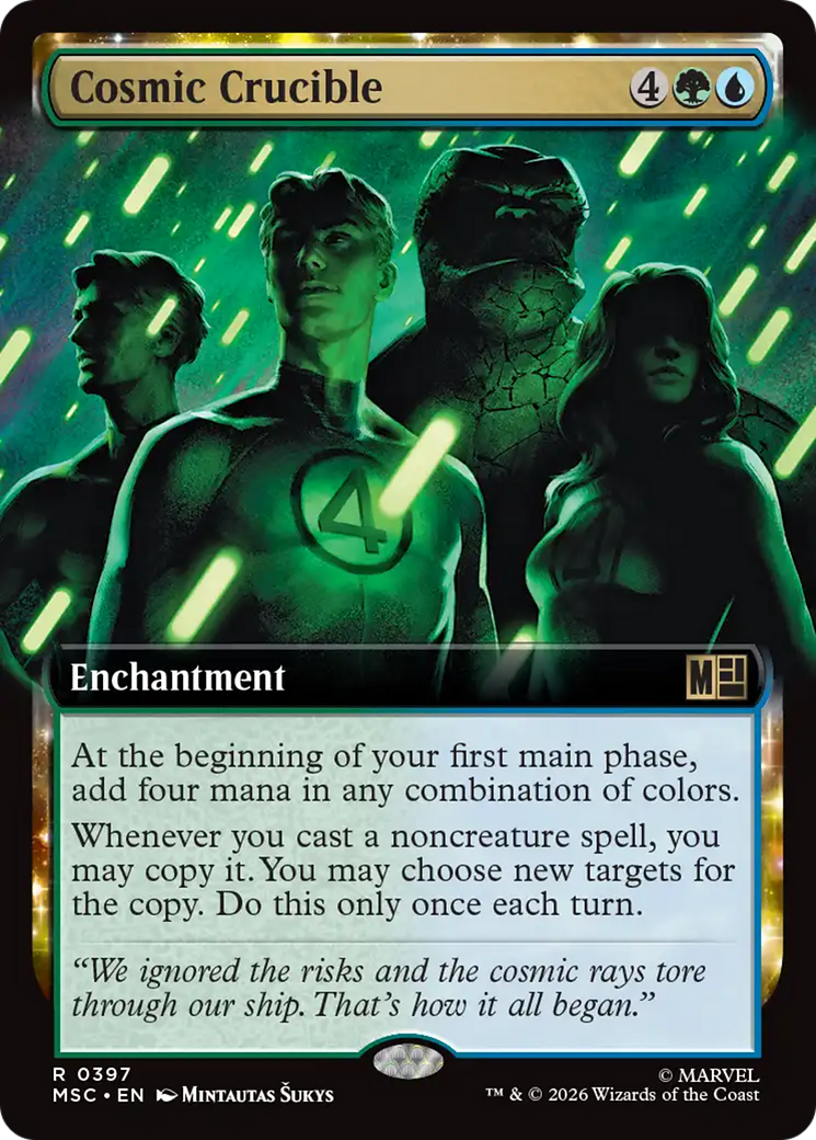 Cosmic Crucible (Extended Art) [Marvel Super Heroes Commander] | Boutique FDB TCG