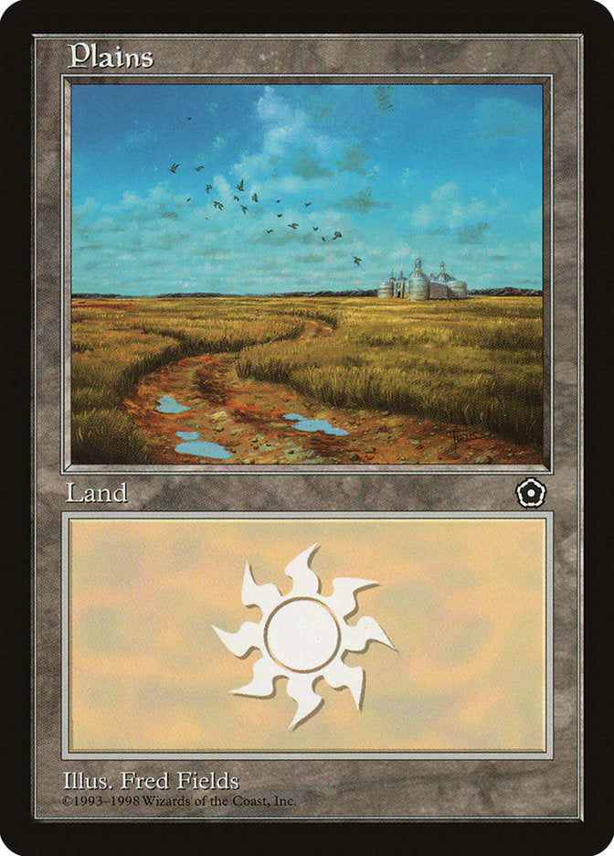 Plains (Birds Flying) [Portal Second Age] | Boutique FDB TCG