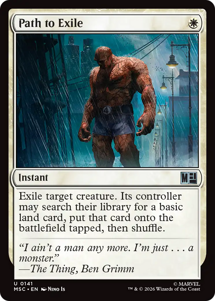 Path to Exile (Surge Foil) [Marvel Super Heroes Commander] | Boutique FDB TCG
