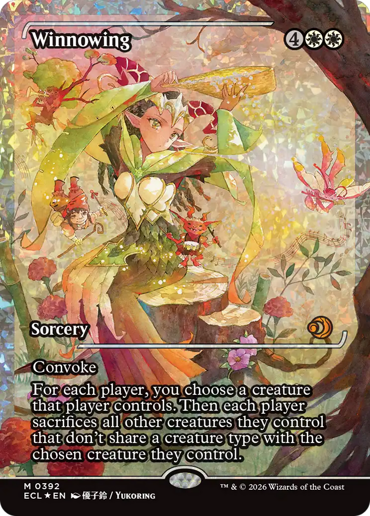 Winnowing (Showcase) (Fracture Foil) [Lorwyn Eclipsed] | Boutique FDB TCG