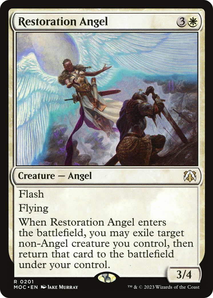 Restoration Angel [March of the Machine Commander] | Boutique FDB TCG
