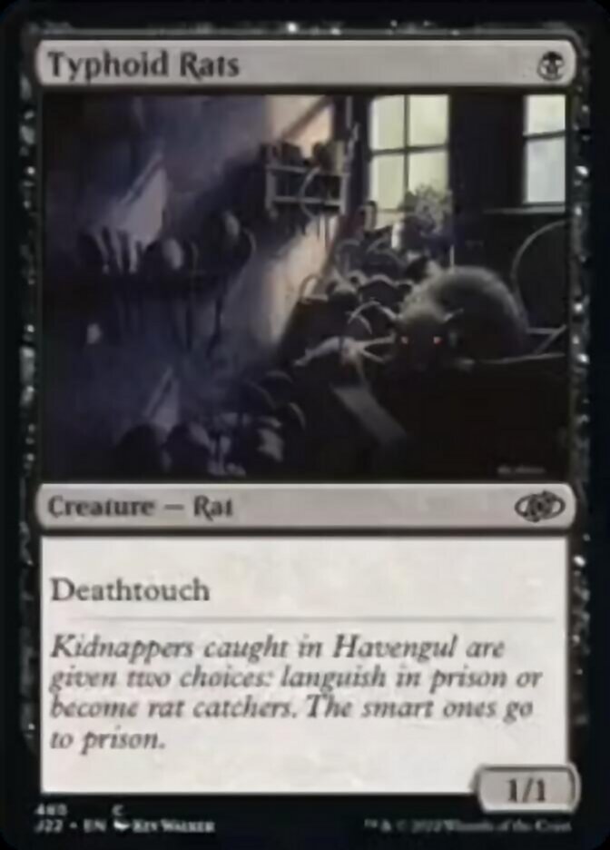 Typhoid Rats [Jumpstart 2022] | Boutique FDB TCG