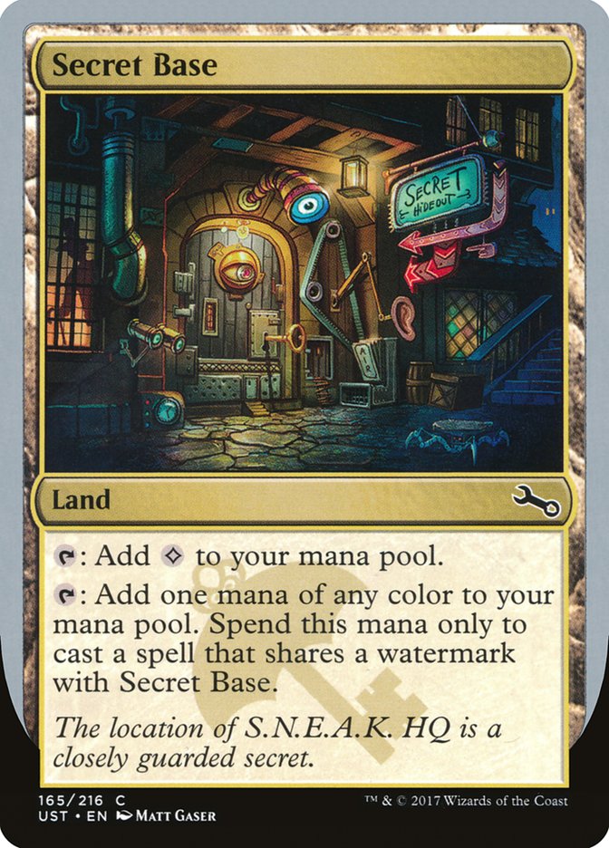 Secret Base (Matt Gaser) [Unstable] | Boutique FDB TCG