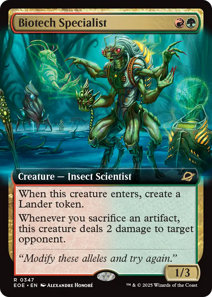 Biotech Specialist (Extended Art) [Edge of Eternities] | Boutique FDB TCG