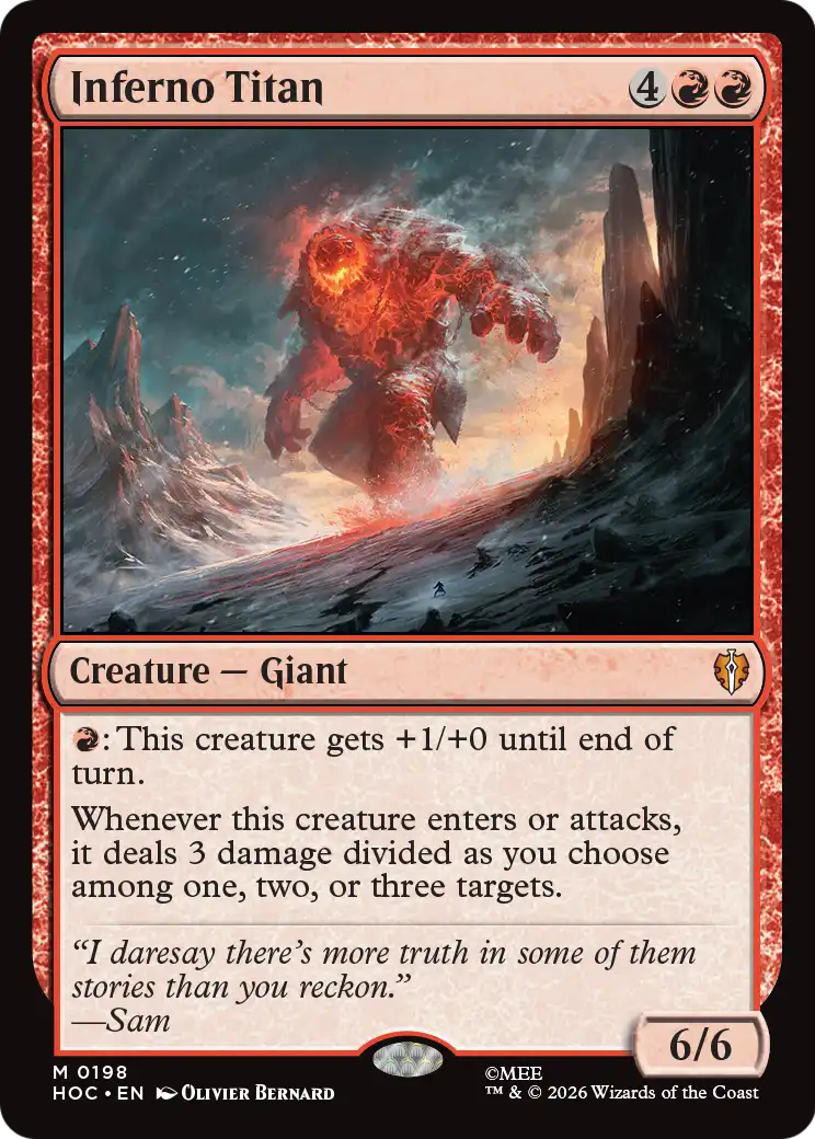 Inferno Titan [The Hobbit: Eternal-Legal] | Boutique FDB TCG