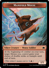 Sword // Manifold Mouse Double-Sided Token [Bloomburrow Tokens] | Boutique FDB TCG