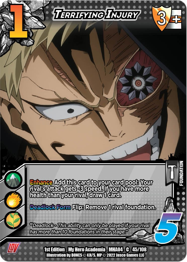 Terrifying Injury [League of Villains] | Boutique FDB TCG