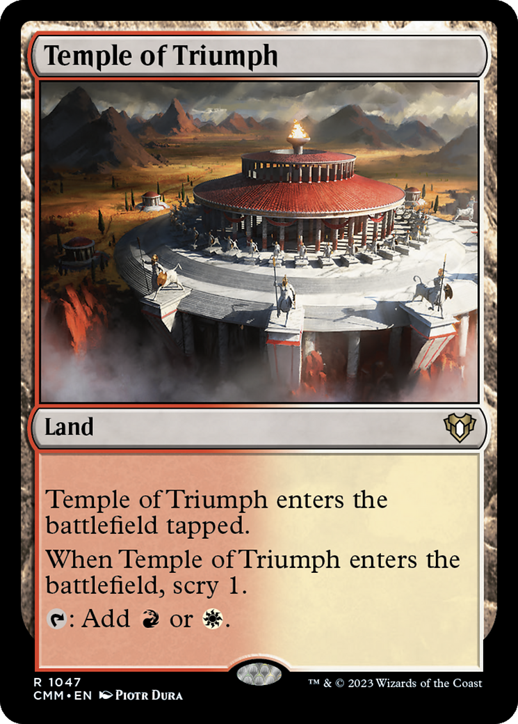 Temple of Triumph [Commander Masters] | Boutique FDB TCG