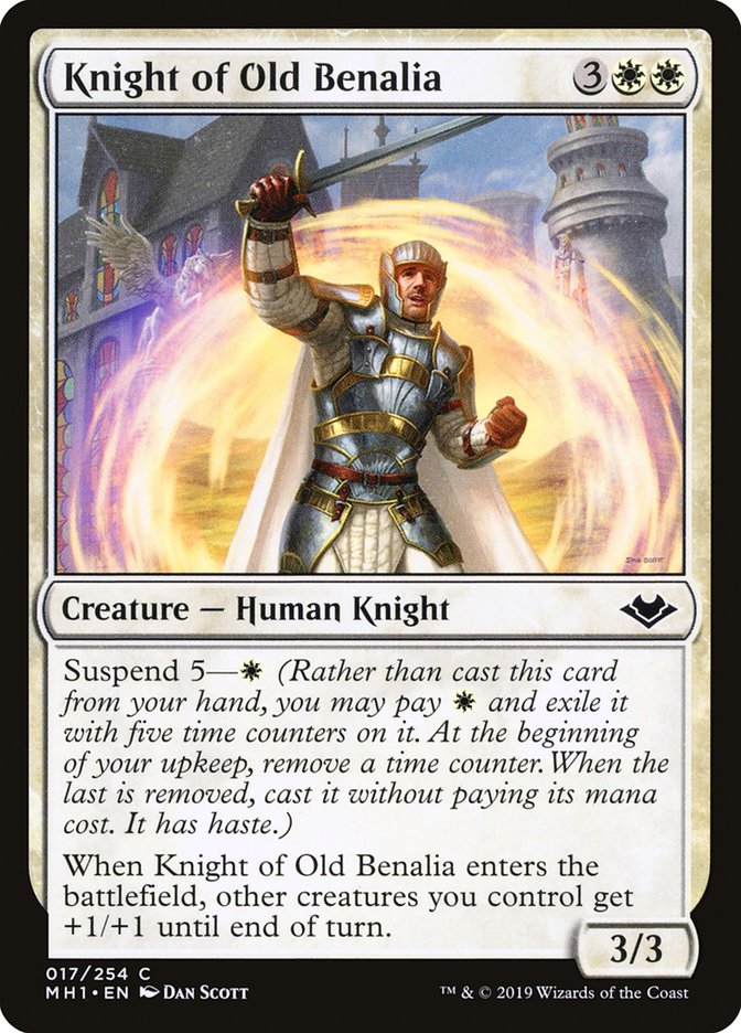 Knight of Old Benalia [Modern Horizons] | Boutique FDB TCG