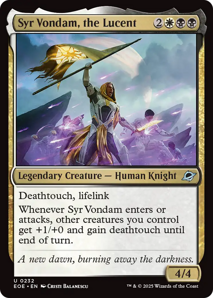 Syr Vondam, the Lucent [Edge of Eternities] | Boutique FDB TCG