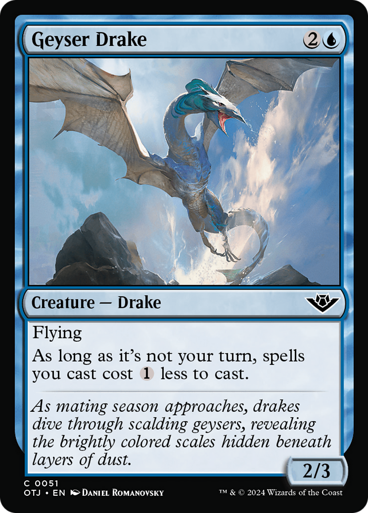 Geyser Drake [Outlaws of Thunder Junction] | Boutique FDB TCG