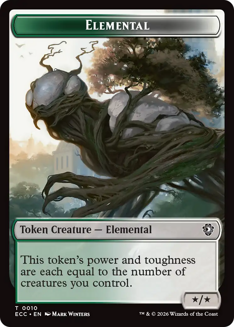 Copy // Elemental (0010) Double-Sided Token [Lorwyn Eclipsed Tokens] | Boutique FDB TCG