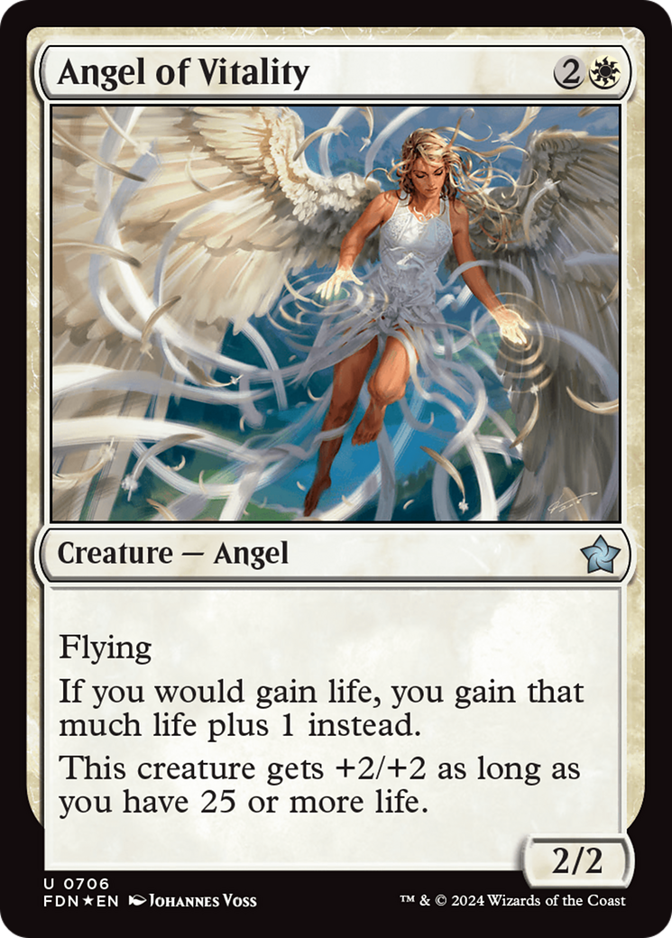 Angel of Vitality [Foundations] | Boutique FDB TCG