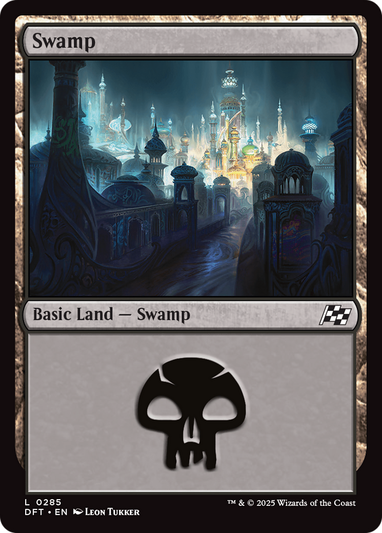 Swamp (0285) [Aetherdrift] | Boutique FDB TCG