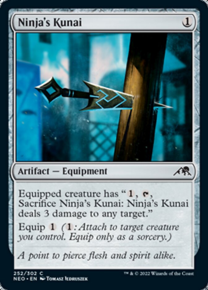 Ninja's Kunai [Kamigawa: Neon Dynasty] | Boutique FDB TCG