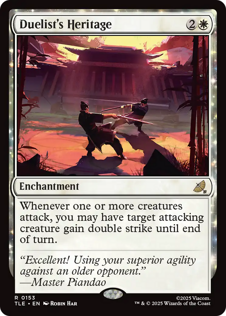 Duelist's Heritage [Avatar: The Last Airbender: Eternal-Legal] | Boutique FDB TCG