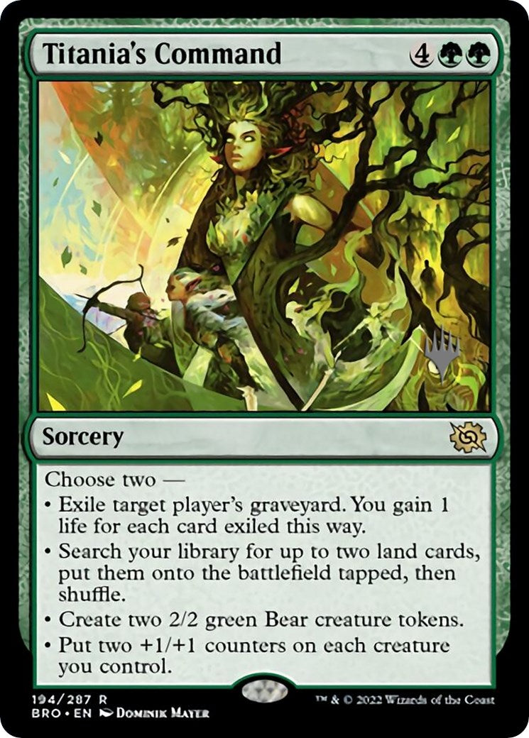 Titania's Command (Promo Pack) [The Brothers' War Promos] | Boutique FDB TCG