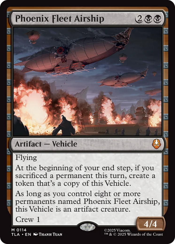 Phoenix Fleet Airship [Avatar: The Last Airbender] | Boutique FDB TCG