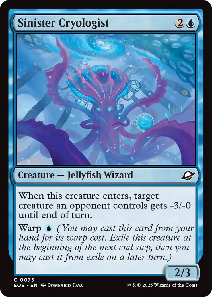 Sinister Cryologist [Edge of Eternities] | Boutique FDB TCG