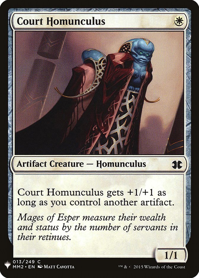 Court Homunculus [Mystery Booster] | Boutique FDB TCG
