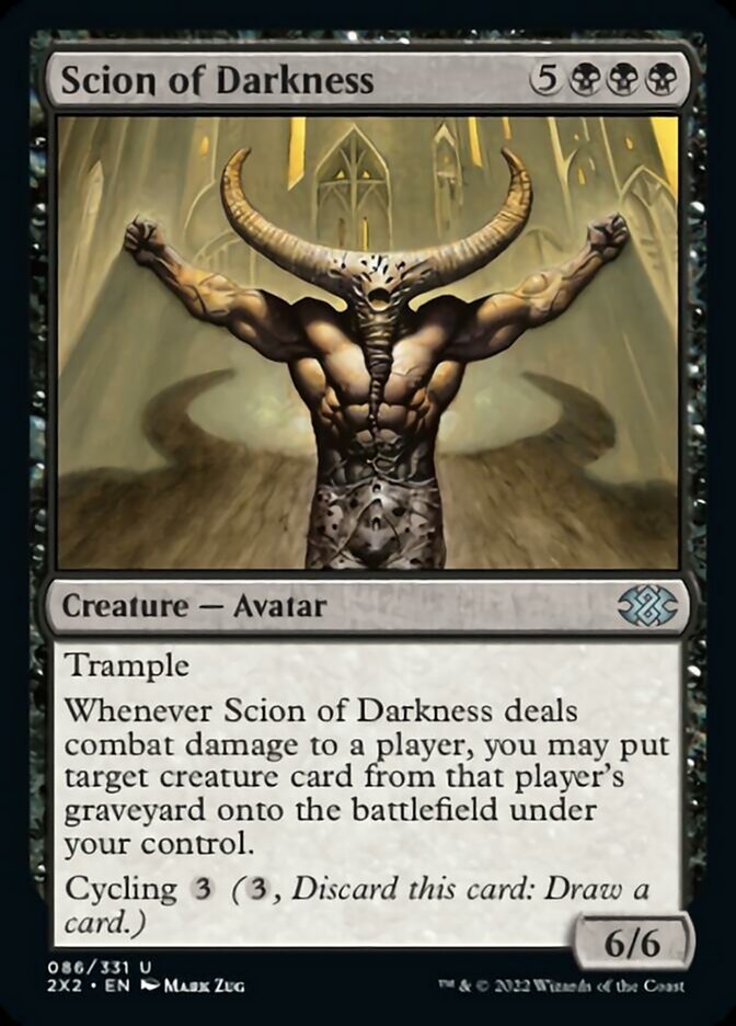 Scion of Darkness [Double Masters 2022] | Boutique FDB TCG