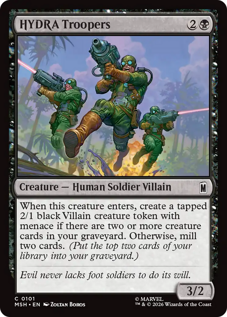 HYDRA Troopers [Marvel Super Heroes] | Boutique FDB TCG
