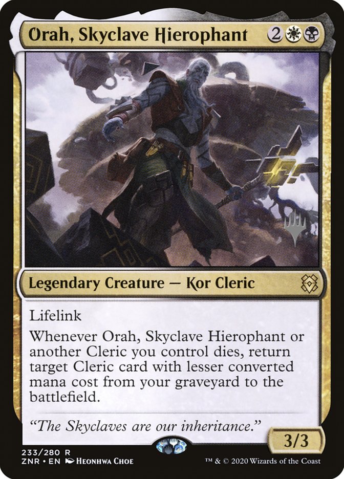 Orah, Skyclave Hierophant (Promo Pack) [Zendikar Rising Promos] | Boutique FDB TCG