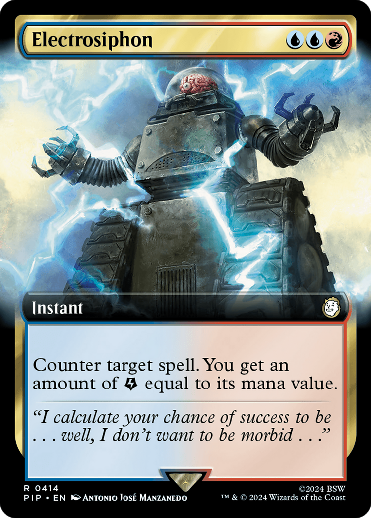 Electrosiphon (Extended Art) [Fallout] | Boutique FDB TCG