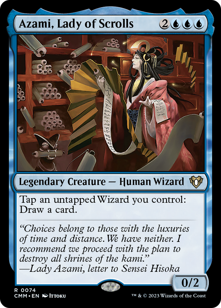 Azami, Lady of Scrolls [Commander Masters] | Boutique FDB TCG