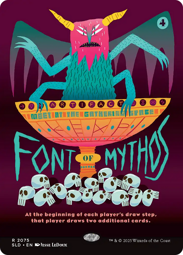 Font of Mythos (Rainbow Foil) [Secret Lair Drop Series] | Boutique FDB TCG