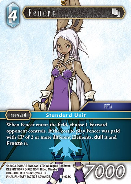 Fencer [Opus XI] | Boutique FDB TCG