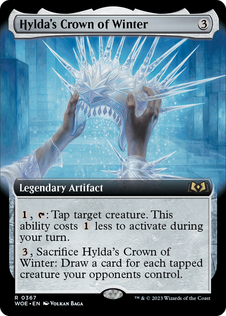 Hylda's Crown of Winter (Extended Art) [Wilds of Eldraine] | Boutique FDB TCG