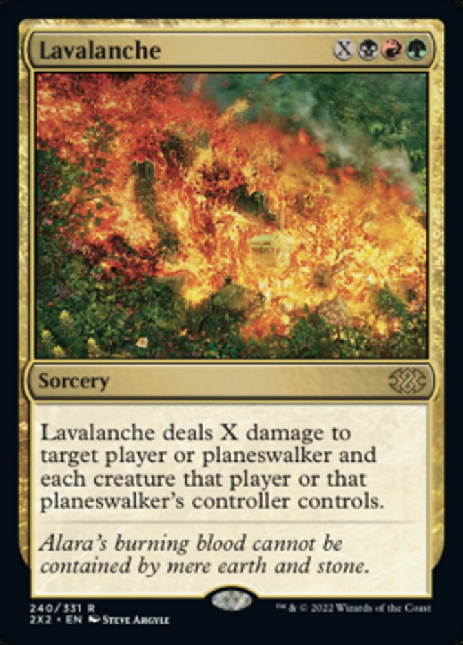 Lavalanche [Double Masters 2022] | Boutique FDB TCG
