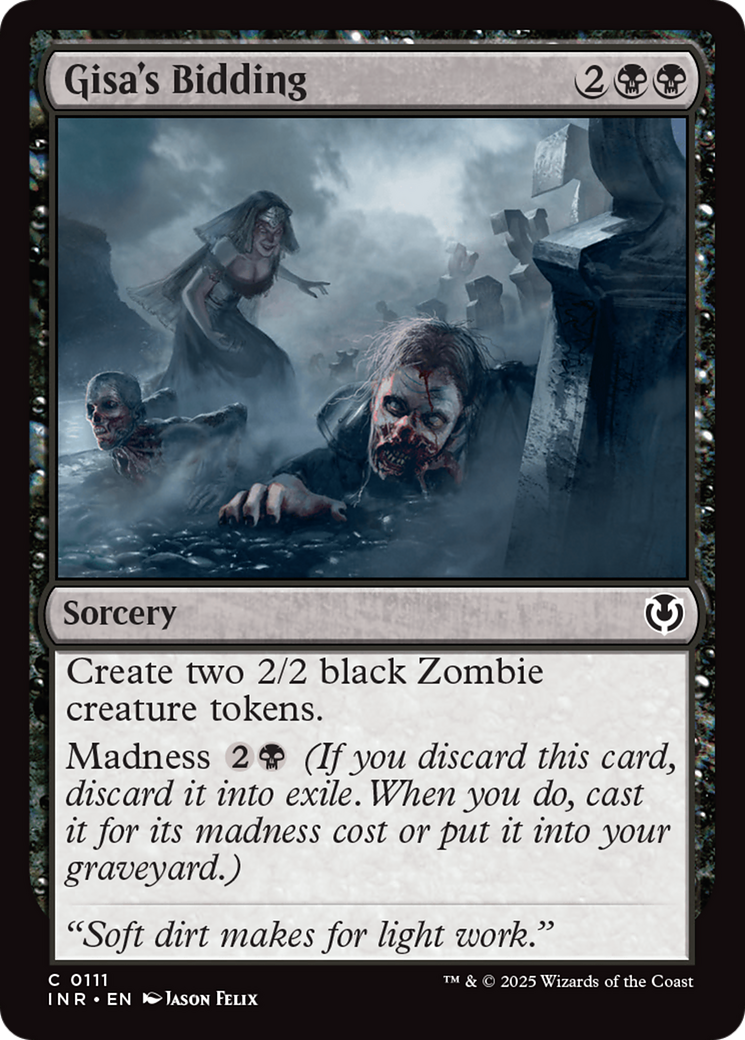Gisa's Bidding [Innistrad Remastered] | Boutique FDB TCG