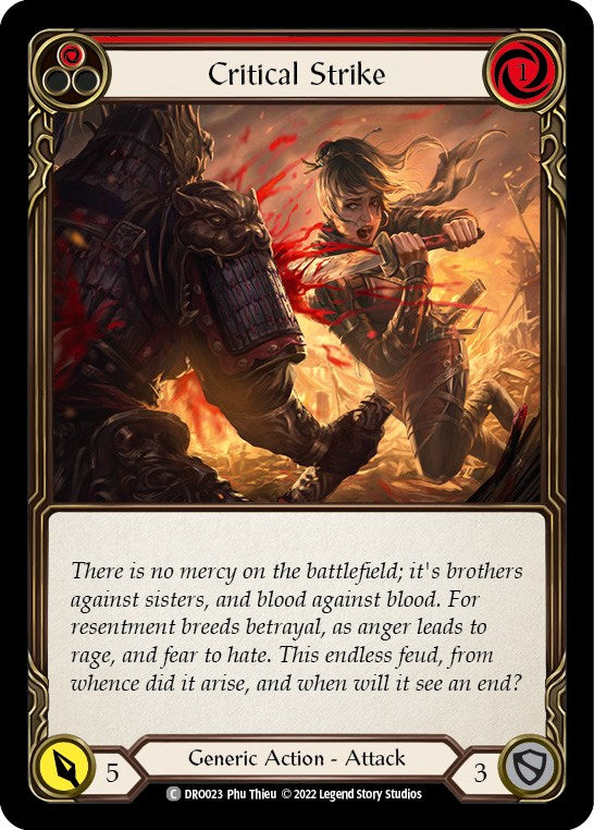 Critical Strike [DRO023] (Uprising Dromai Blitz Deck) | Boutique FDB TCG