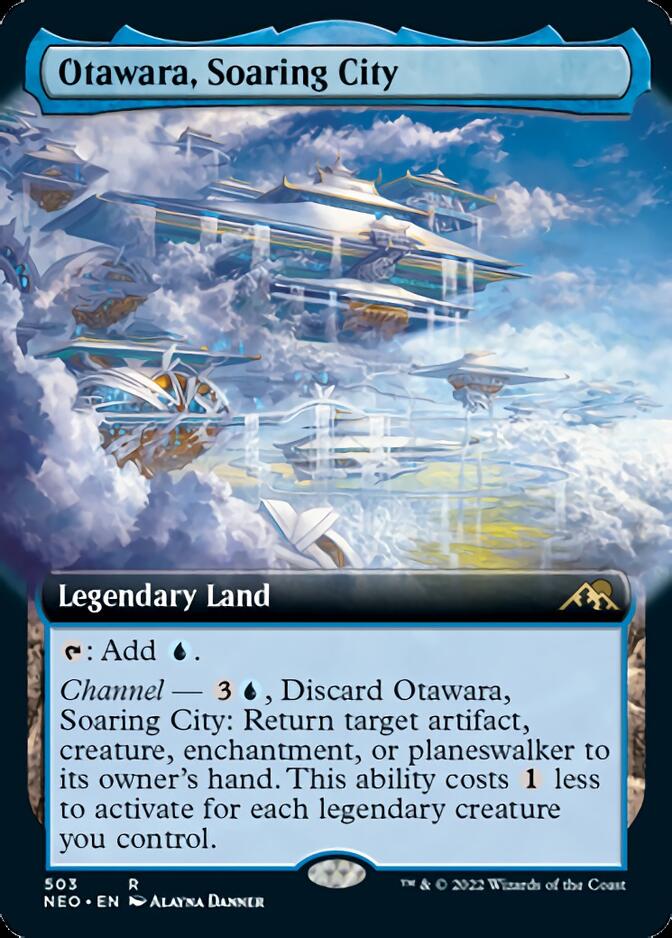 Otawara, Soaring City (Extended Art) [Kamigawa: Neon Dynasty] | Boutique FDB TCG