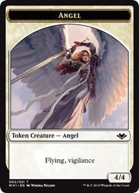 Angel (002) // Zombie (007) Double-Sided Token [Modern Horizons Tokens] | Boutique FDB TCG