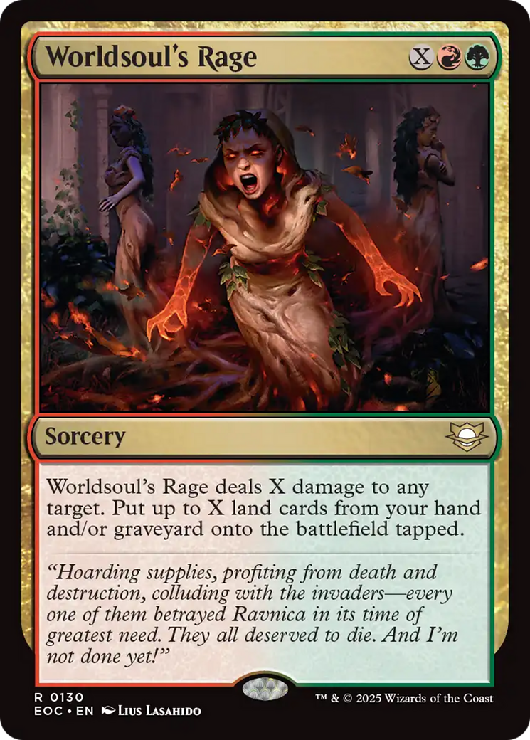 Worldsoul's Rage [Edge of Eternities Commander] | Boutique FDB TCG