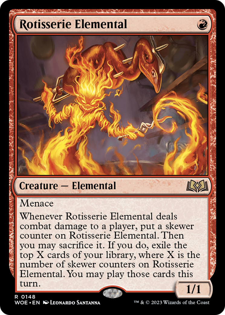 Rotisserie Elemental [Wilds of Eldraine] | Boutique FDB TCG