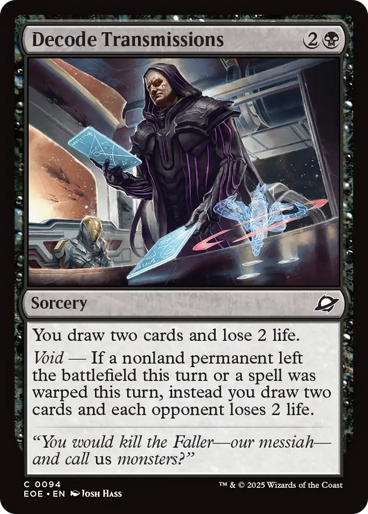 Decode Transmissions [Edge of Eternities] | Boutique FDB TCG