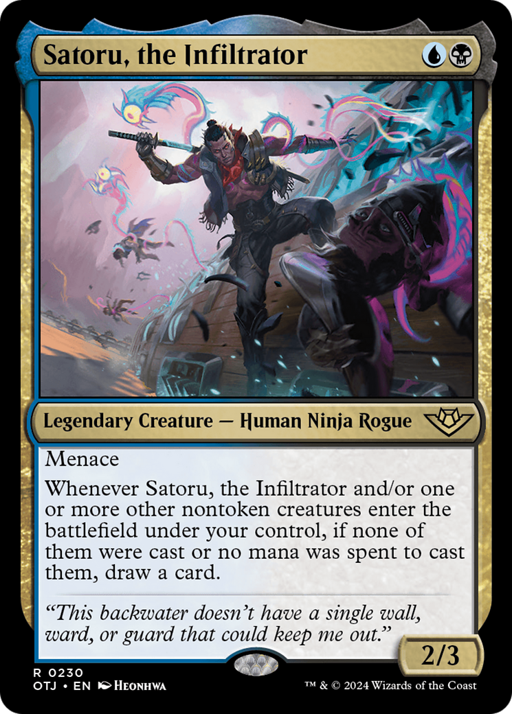 Satoru, the Infiltrator [Outlaws of Thunder Junction] | Boutique FDB TCG