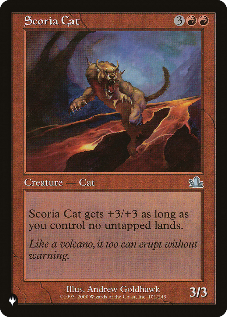 Scoria Cat [The List Reprints] | Boutique FDB TCG