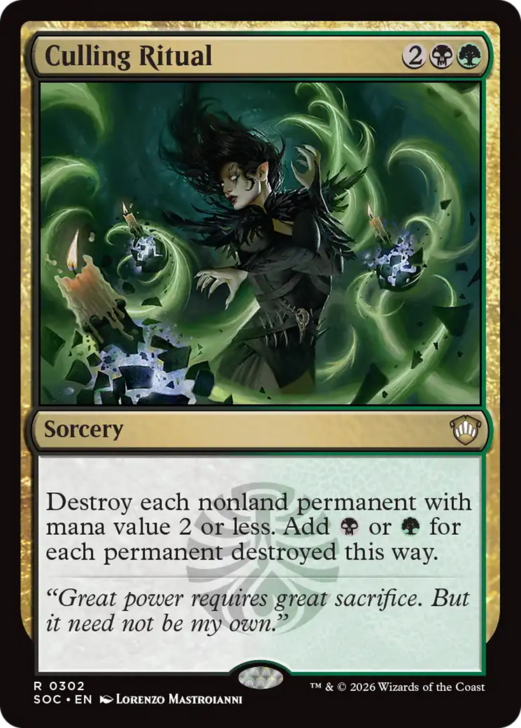 Culling Ritual [Secrets of Strixhaven Commander] | Boutique FDB TCG