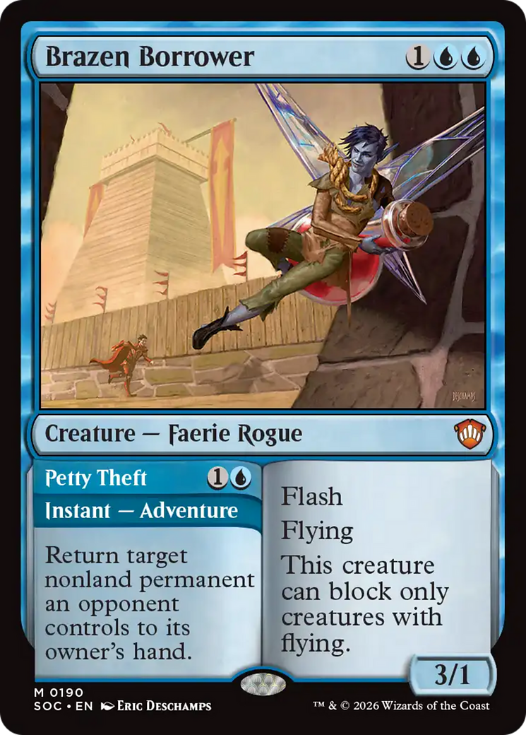 Brazen Borrower [Secrets of Strixhaven Commander] | Boutique FDB TCG