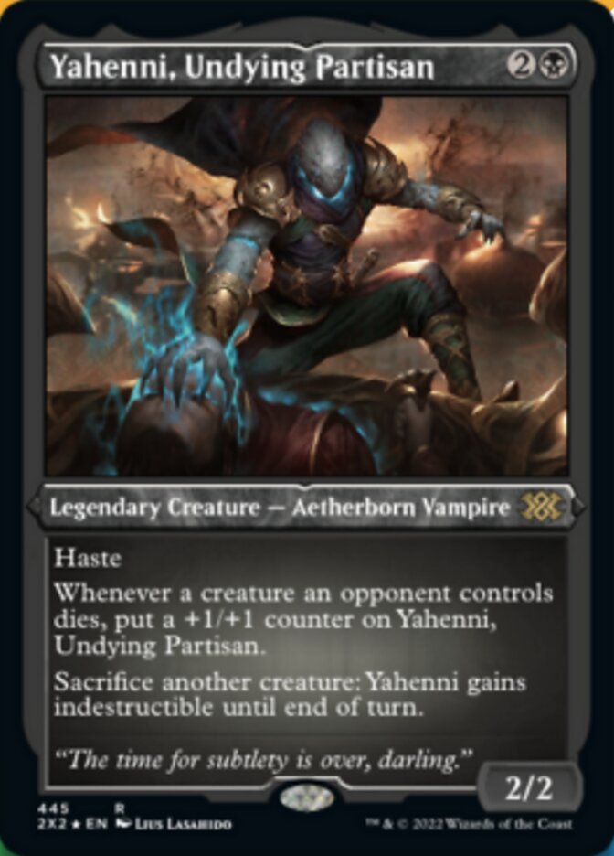 Yahenni, Undying Partisan (Foil Etched) [Double Masters 2022] | Boutique FDB TCG